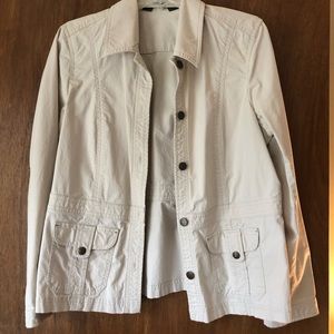 Light weight cotton blend Eddie Bauer jacket